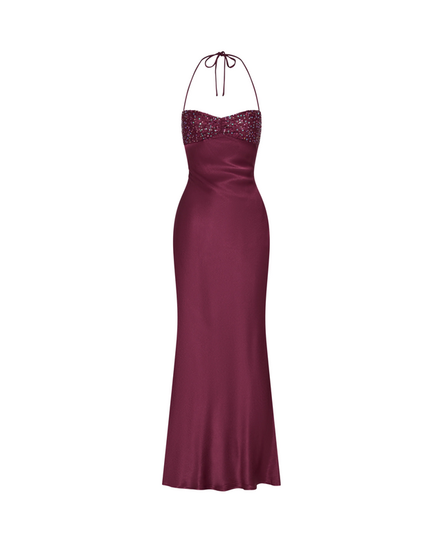 I Am Delilah Jade Maxi Dress Berry - 8 / Red - Dresses