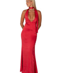 I am Delilah Margot Gown Cherry Red - Dresses