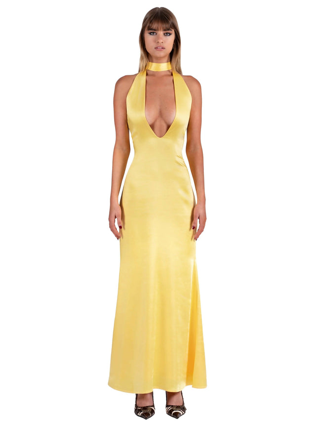 I am Delilah Margot Gown Yellow - Dresses