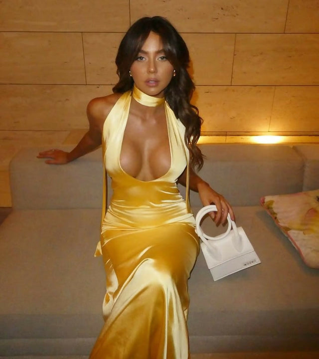 I am Delilah Margot Gown Yellow - Dresses