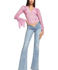 I am Gia Gemma Top Pink - 6 / Pink - Tops