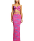 I am Gia Karlie Midi Cloud Print - 6 / Multi - Dresses