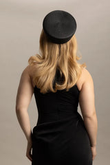 Morgan & Taylor Gillian Pillbox Hat - Black view 4