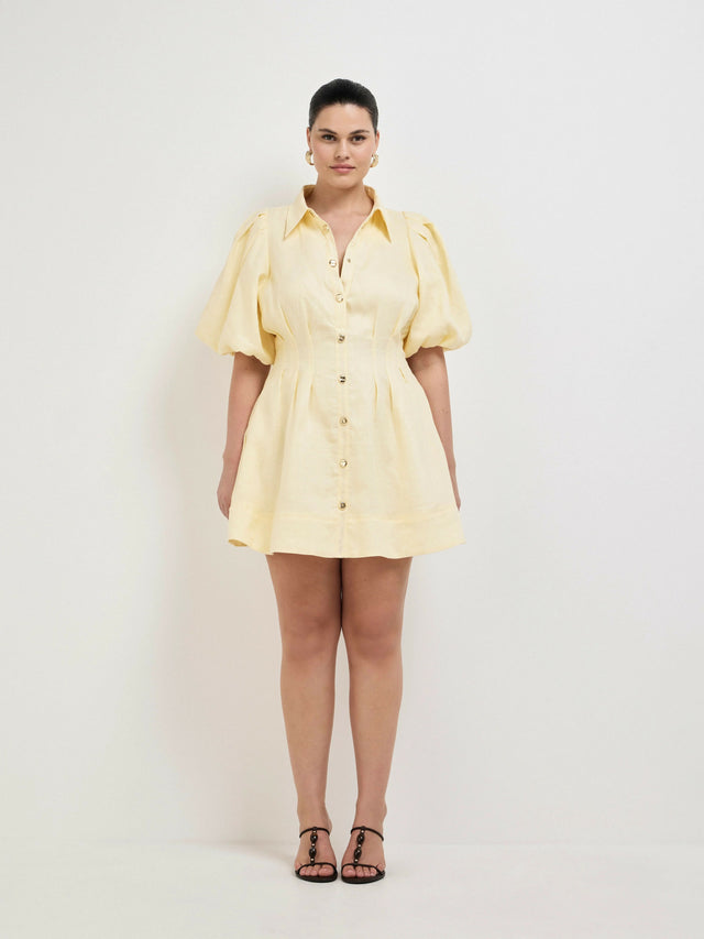 Sheike Elisa Mini Dress - Limoncello