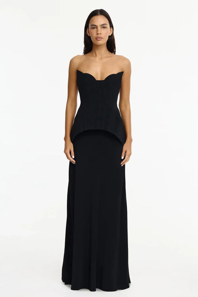 Acler Bankfield Maxi Dress Black