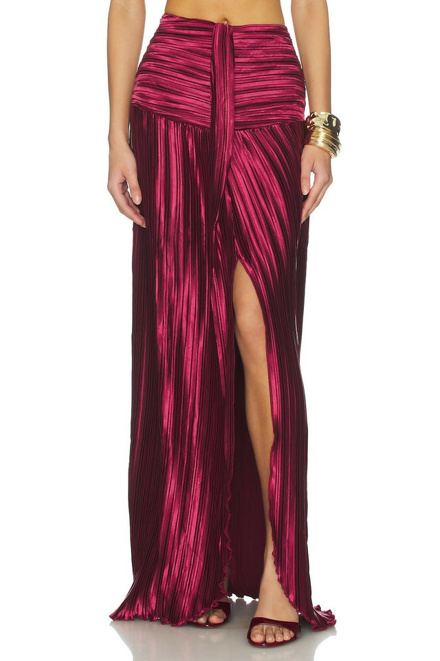 Sonya Moda Gia Plisse Set - Wine