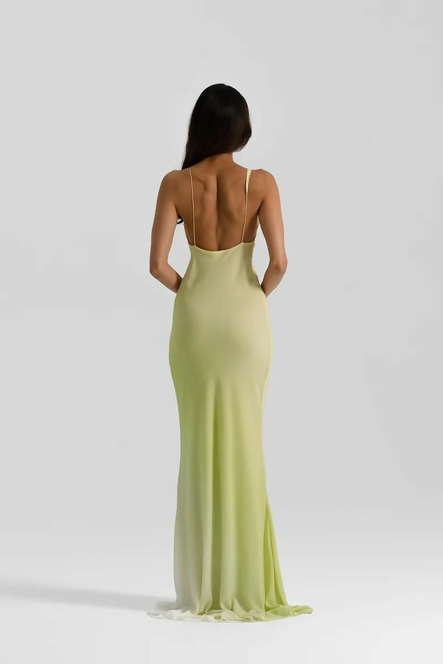 Natalie Rolt Hallie Gown in Citrus