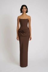 Eliya the Label Hilda Maxi Brown Size 10 view 1