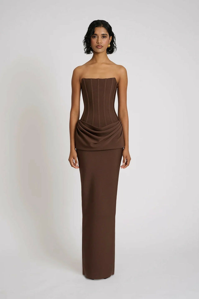 Eliya the Label Hilda Maxi Brown Size 10