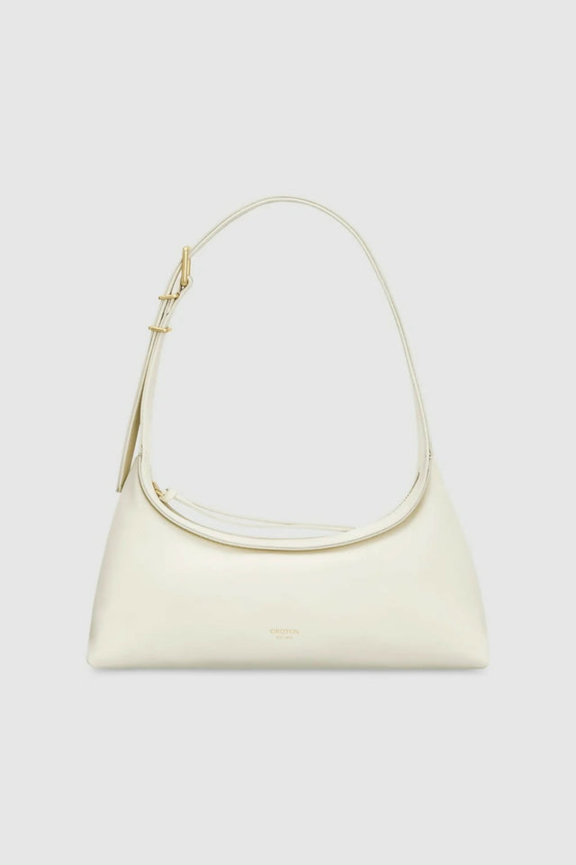 Oroton Cinder Mini Baguette - Antique Cream