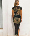 Isabelle Quinn Marilyn Key Hole Crop & Skirt - 6 / Multi - Outfit Sets
