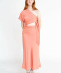 Issy Mona Dress Peach - 10 / Peach - Dresses