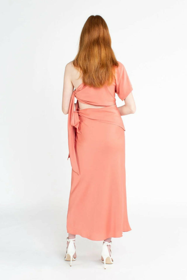 Issy Mona Dress Peach - 10 / Peach - Dresses