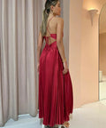Issy Orla Dress in Berry - 10 / Red - Dresses