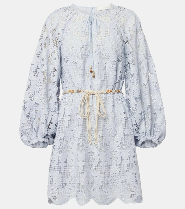 Zimmermann Coco Lace Tunic Mini Dress