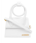 Jacquemus Le Chiquito Noeud Leather Tote - White - Bags