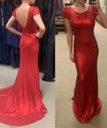 Jadore-cap-sleeve-sequin-gown-rear-view-SKU283