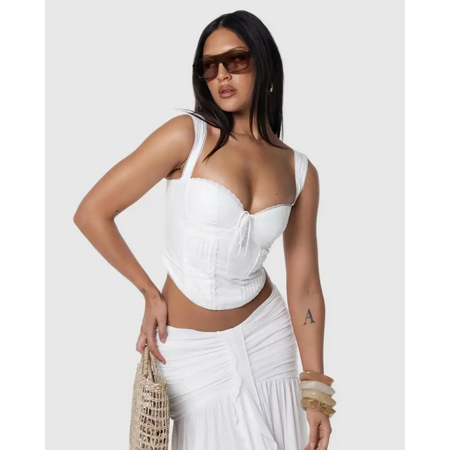 Jagger & Stone Fate Corset Set White - 8 / White - Outfit Sets