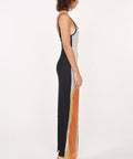 Jefre Sèi Papaya Midi Dress Papaya Print Black Size S - 8 / Print - Dresses