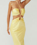 JGR & STN Ruby Maxi Dress - 10 / Yellow - Dresses