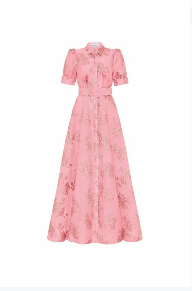 Rebecca Vallance Annette Button Gown; Size 14; Pink