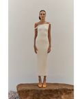 Johansen - The Long Poppy Dress - Cream - Dresses