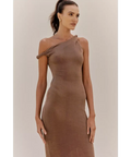 Johansen - The Long Poppy Dress - Taupe - Dresses