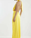 Josephine HJ x NA-KD Scarf Gown Yellow - 8 / Yellow - Dresses