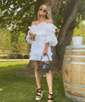 Joslin Alison Linen Ramie Dress - Sale - 8 / White - Dresses