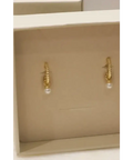 Junie + Belle Violet Huggies - Gold - Gold - Earrings