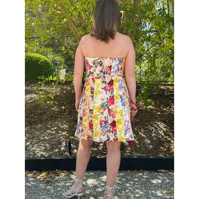 Justin Tong Briar Mini Dress Multi Size 12 - 12 / Multi - Dresses