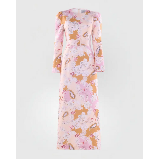 Justin Tong Hazel Maxi Dress Enchanted Waters Size 10 & Size 14 - Dresses