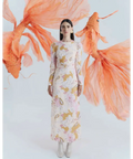 Justin Tong Hazel Maxi Dress Enchanted Waters Size 10 & Size 14 - Dresses
