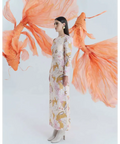 Justin Tong Hazel Maxi Dress Enchanted Waters Size 10 & Size 14 - Dresses
