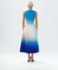 Justin Tong Serenity Dress - 12 / Blue - Dresses