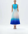 Justin Tong Serenity Dress - 12 / Blue - Dresses
