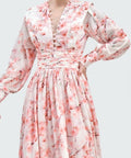 Justin Tong Xander Maxi Dress - 10 / Floral - Dresses
