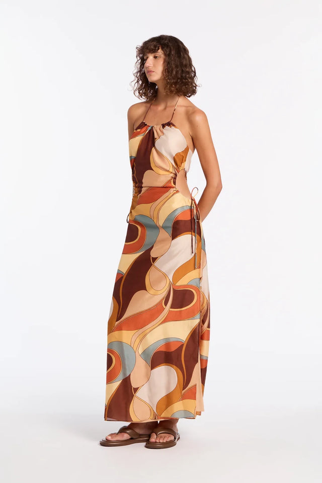 Sir The Label Vista Halter Midi Dress