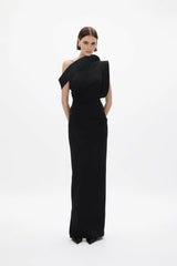 Rachel Gilbert Rowana Gown in Black view 1