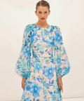 Kate Ford Hispanica Gown Calla Print Size 2 (AU 10) - 10 / Floral - Dresses