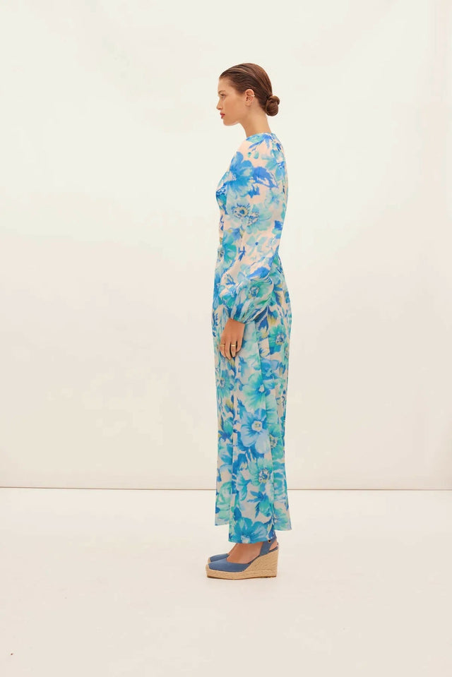 Kate Ford Hispanica Gown Calla Print Size 2 (AU 10) - 10 / Floral - Dresses