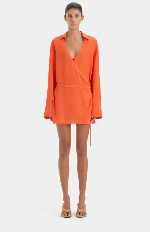 Sir Fresca Mini Dress in Burnt Red
