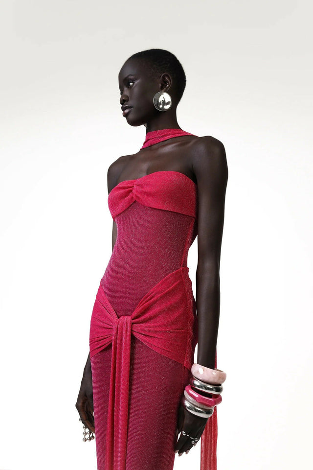 Khanums Kesca Maxi Gown Pink - 8 / Pink - Dresses