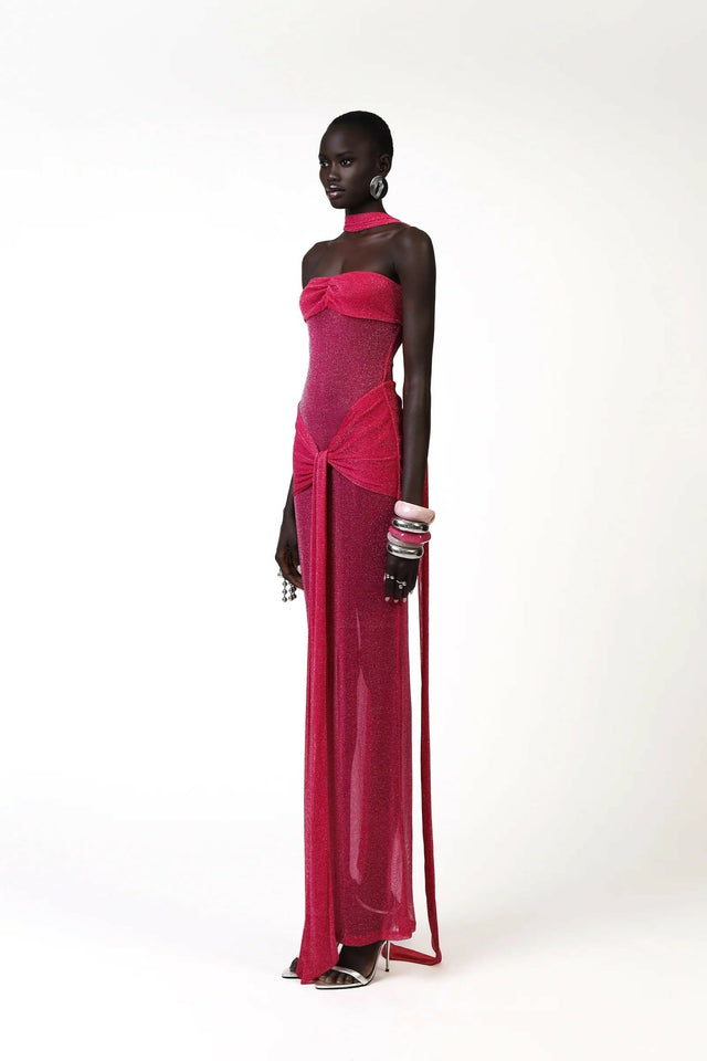 Khanums Kesca Maxi Gown Pink - 8 / Pink - Dresses