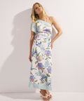 Kivari Azure Midi Dress Blue Size 12 - 12 / Blue - Dresses