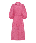 Kivari Corfu Midi Dress in Pink Size 8 12 - Dresses