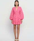 Kivari Corfu Mini Dress Pink Size AU 6 - 6 / Pink - Dresses