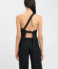 Kookai Ariel Buckle Top + Lowrise Pants Black - 8 / Black - Outfit Sets