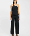 Kookai Ariel Buckle Top + Lowrise Pants Black - 8 / Black - Outfit Sets
