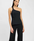 Kookai Ariel Buckle Top + Lowrise Pants Black - 8 / Black - Outfit Sets